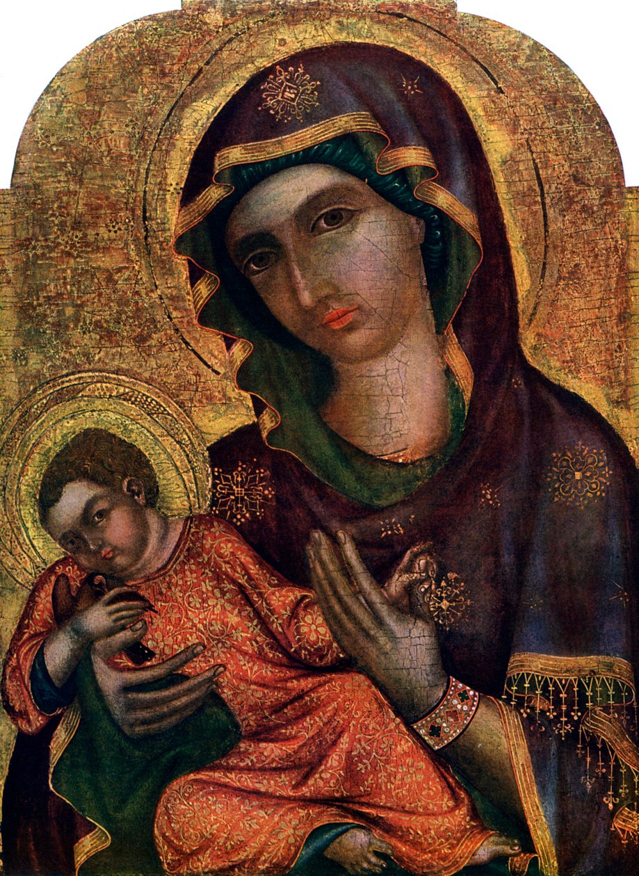 Madonna of Most, ennen vuotta 1350 1955 tekijältä Unbekannt