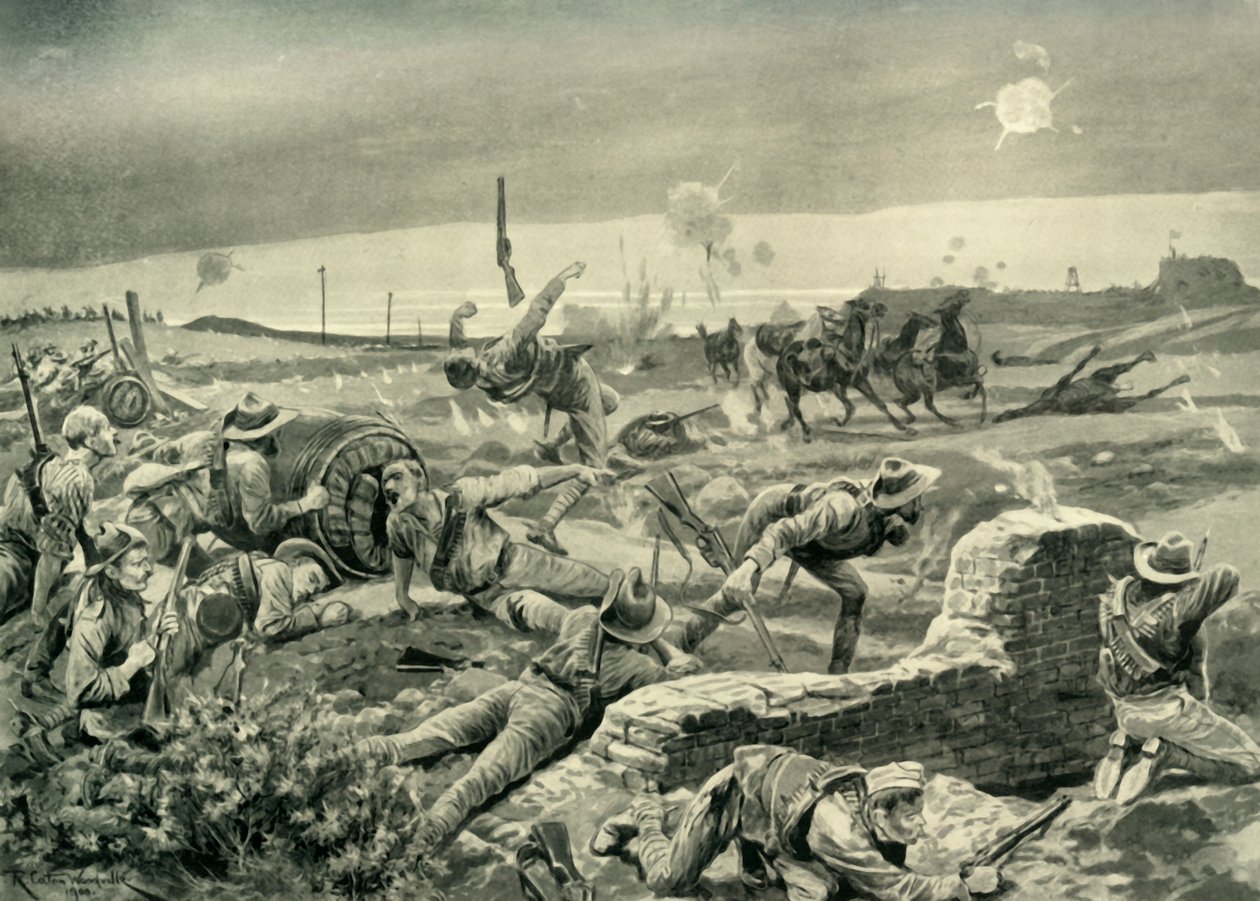 Mafeking: Eloffs Desperate Attack on the Eve of Relief, 1901. tekijältä Unbekannt