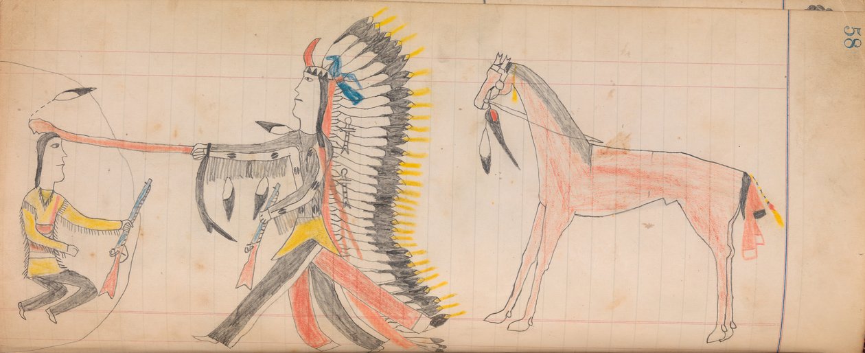 Maffet Ledger: Piirustus, n. 1874-81. tekijältä Unbekannt