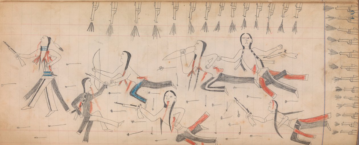 Maffet Ledger: Piirustus, n. 1874-81. tekijältä Unbekannt