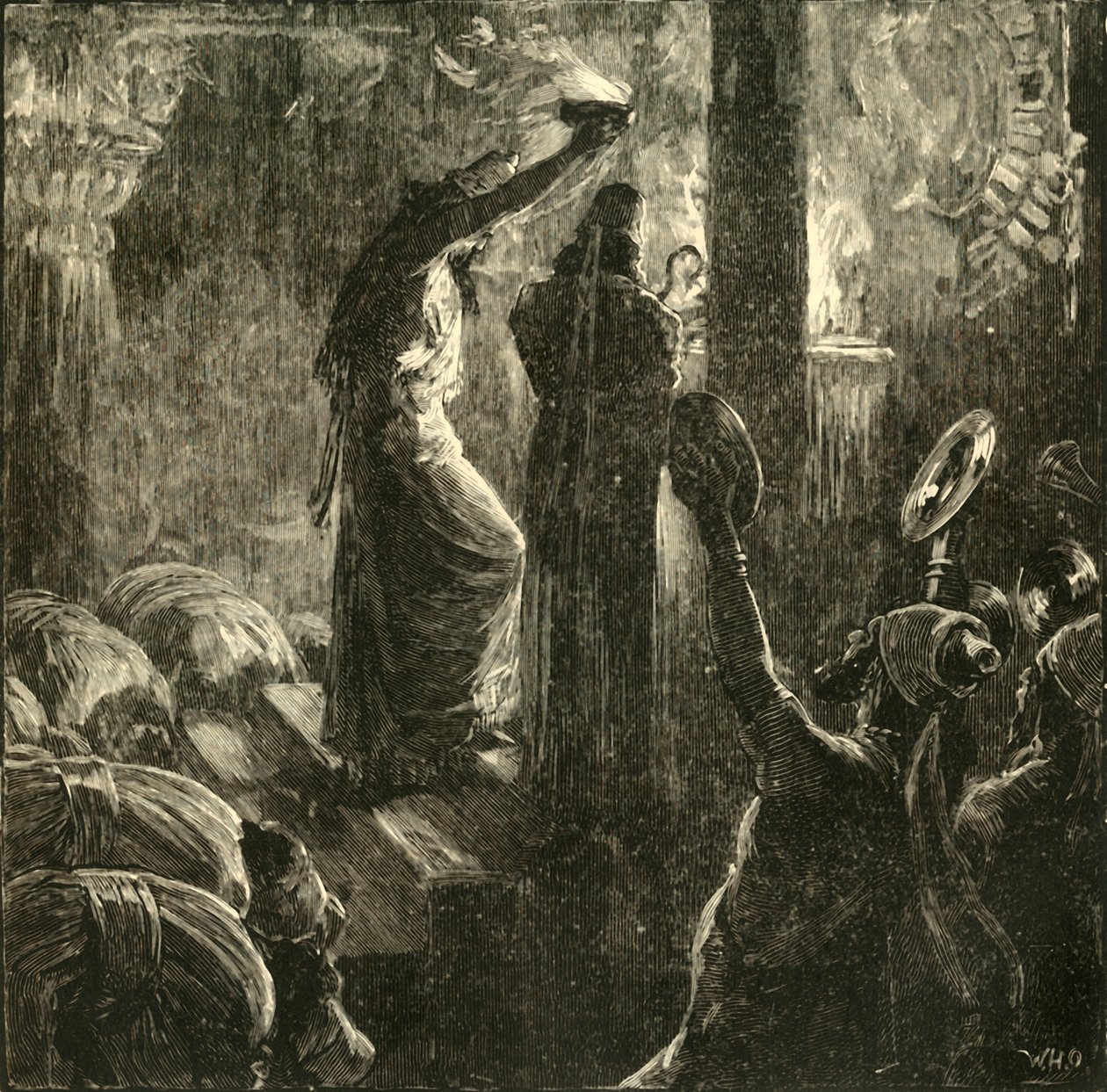 Magi Round the Sacred Fire, 1890. tekijältä Unbekannt