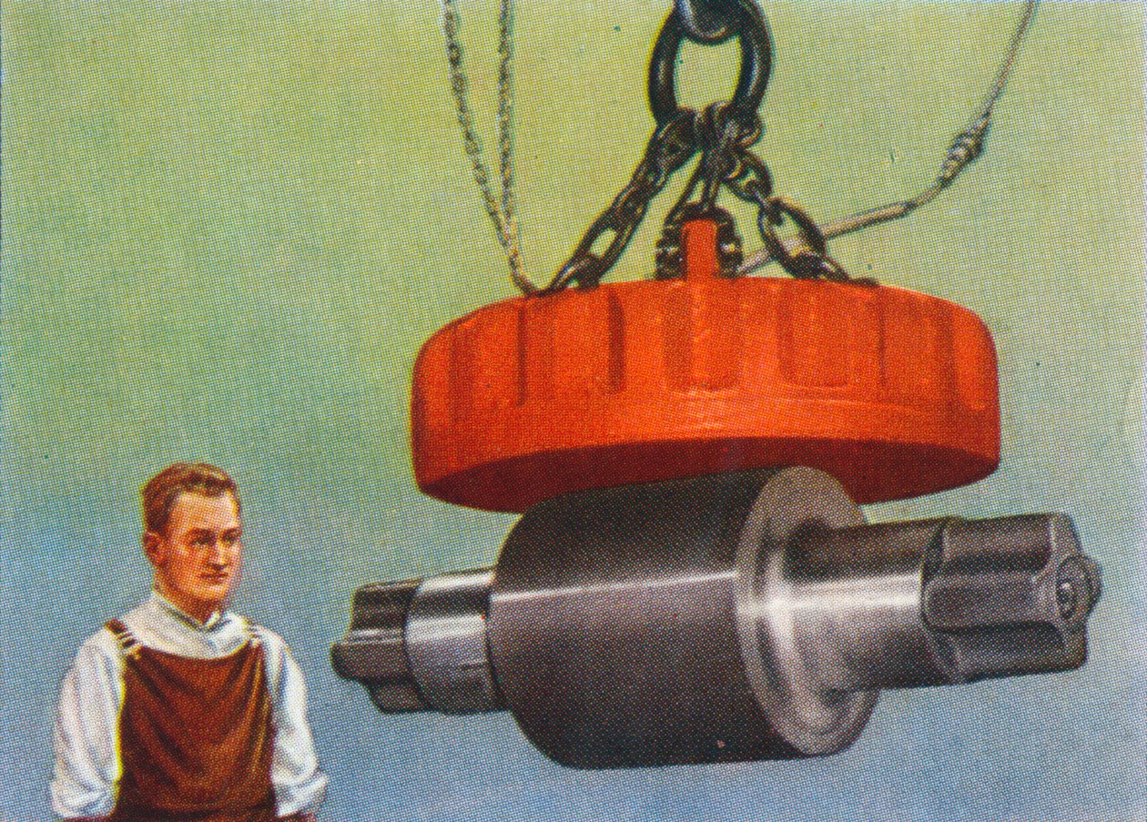 Magneetti, joka nostaa 46 tonnia, 1938 tekijältä Unbekannt