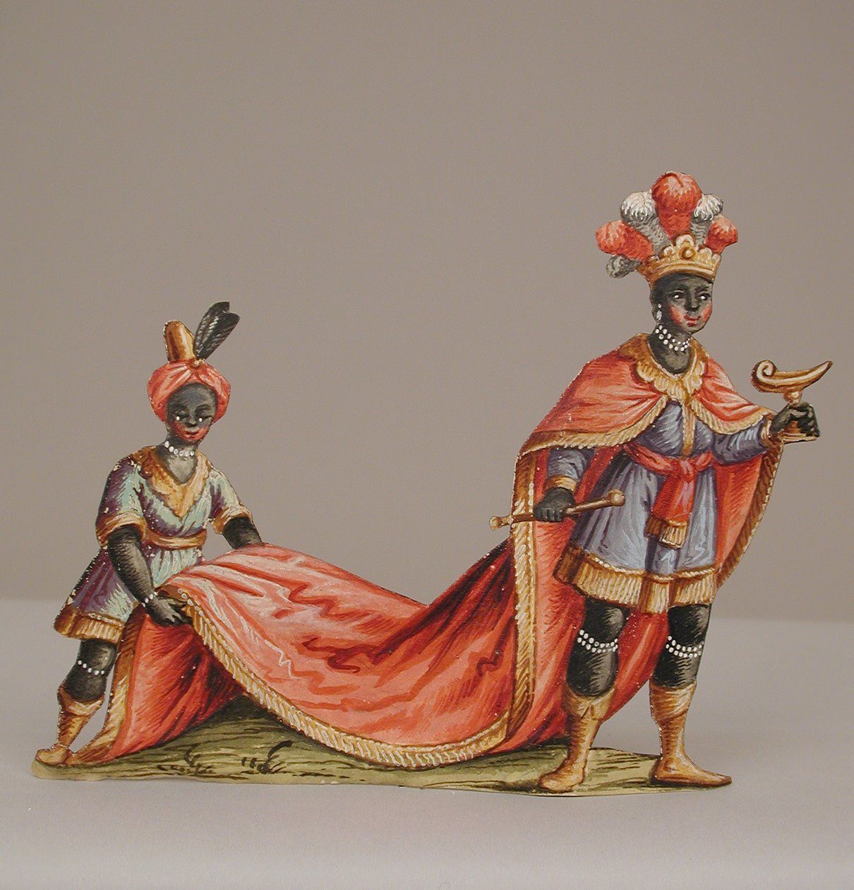 Magus maurilaisen avustajan kanssa, 1700-luku. tekijältä Unbekannt