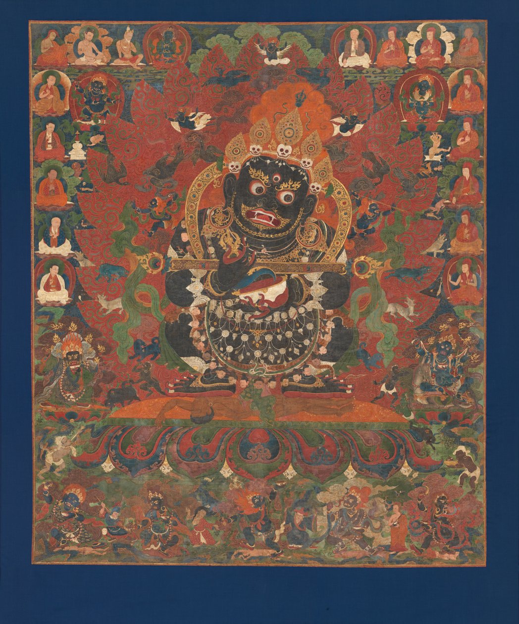 Mahakala, teltan suojelija, n. 1500. tekijältä Unbekannt