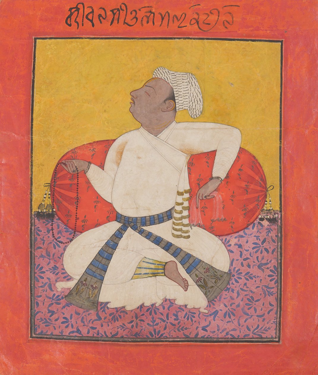 Maharaja Sital Dev paikassa Devoshan, K. 1690. tekijältä Unbekannt