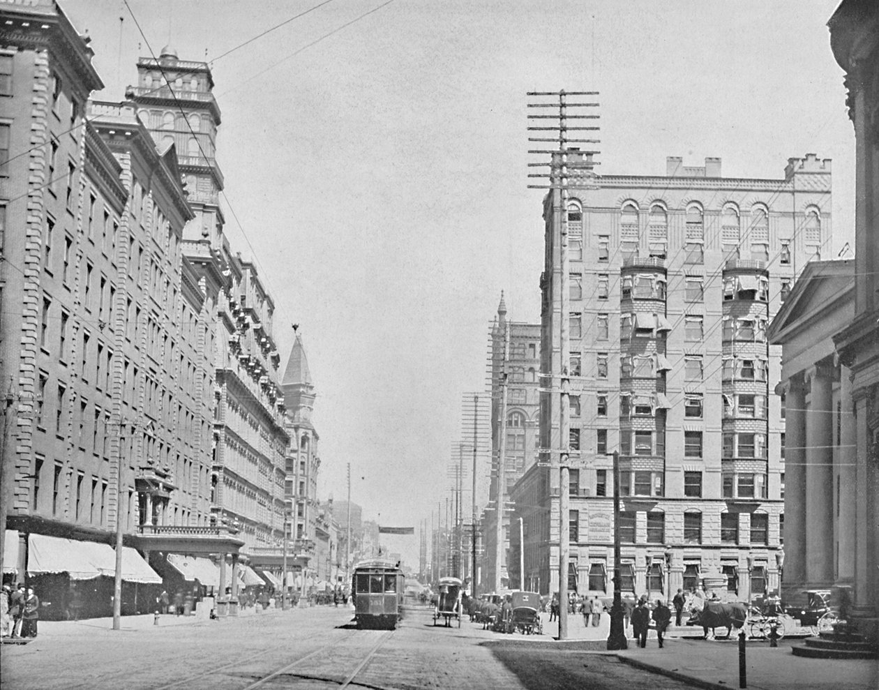 Main Street, Rochester, New York, 1897. tekijältä Unbekannt