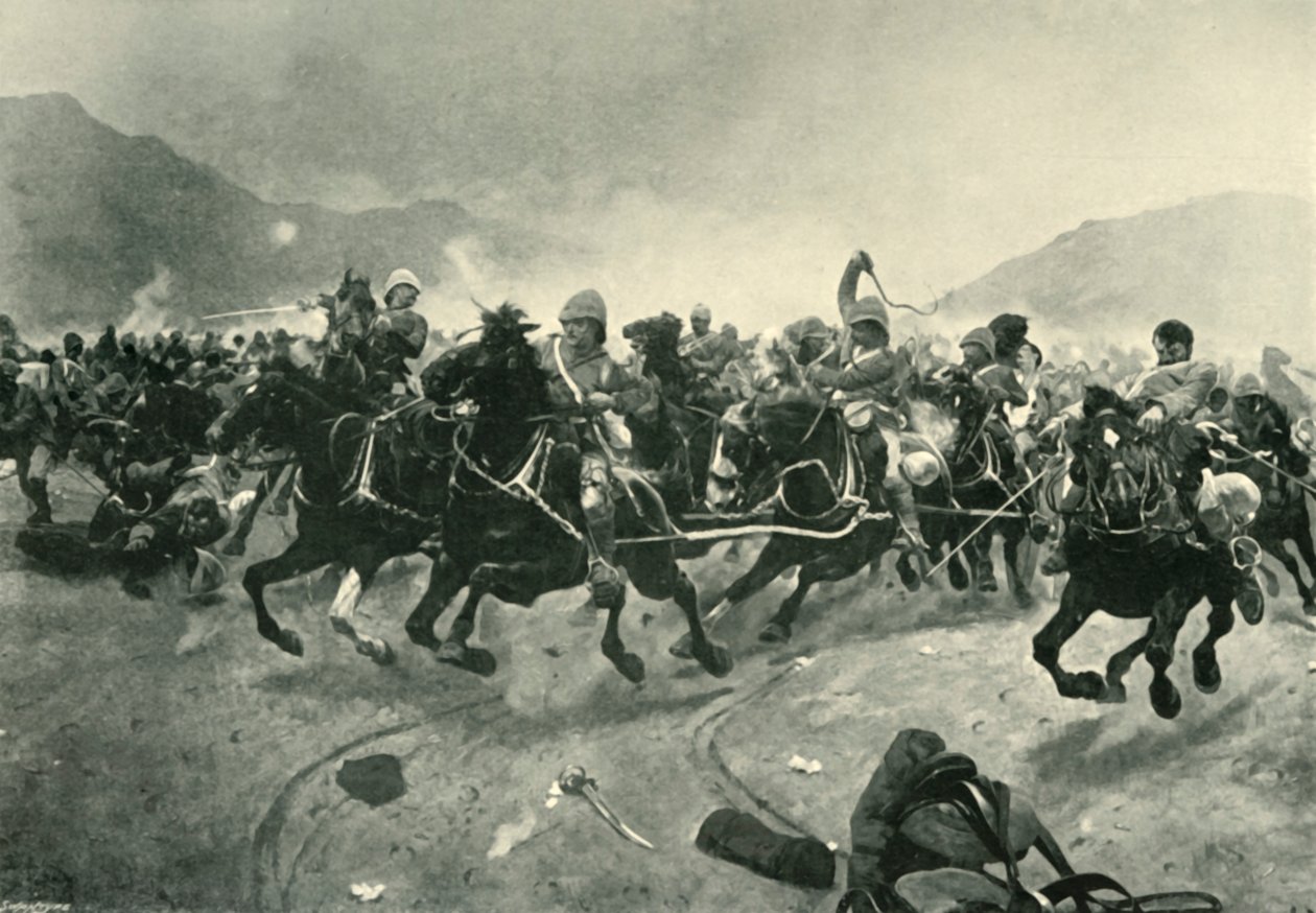 Maiwand - Saving the Guns, 1901. tekijältä Unbekannt