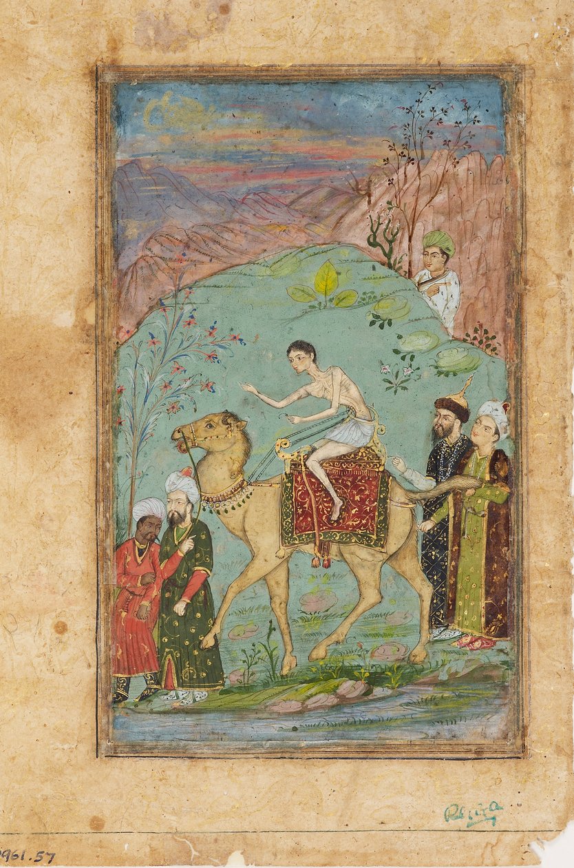 Majnun kamelin selässä, 1800-luku tekijältä Unbekannt