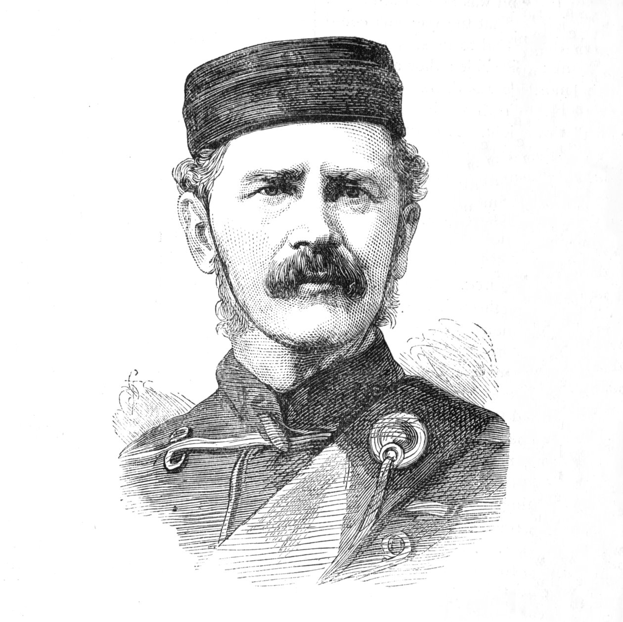 Kenraalimajuri E. Newdigate, C.B., n. 1880 tekijältä Unbekannt