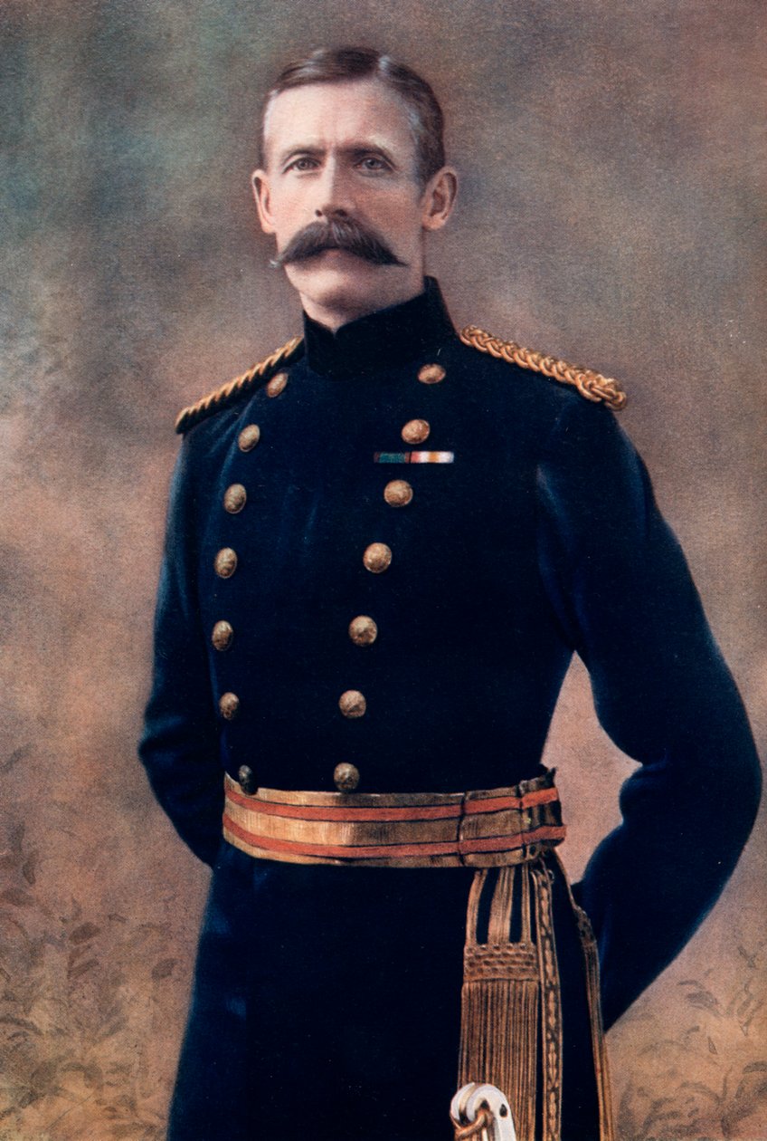 Kenraalimajuri George Pretyman, sotilaskomentaja, Bloemfontein, Etelä-Afrikka, 1902 tekijältä Unbekannt