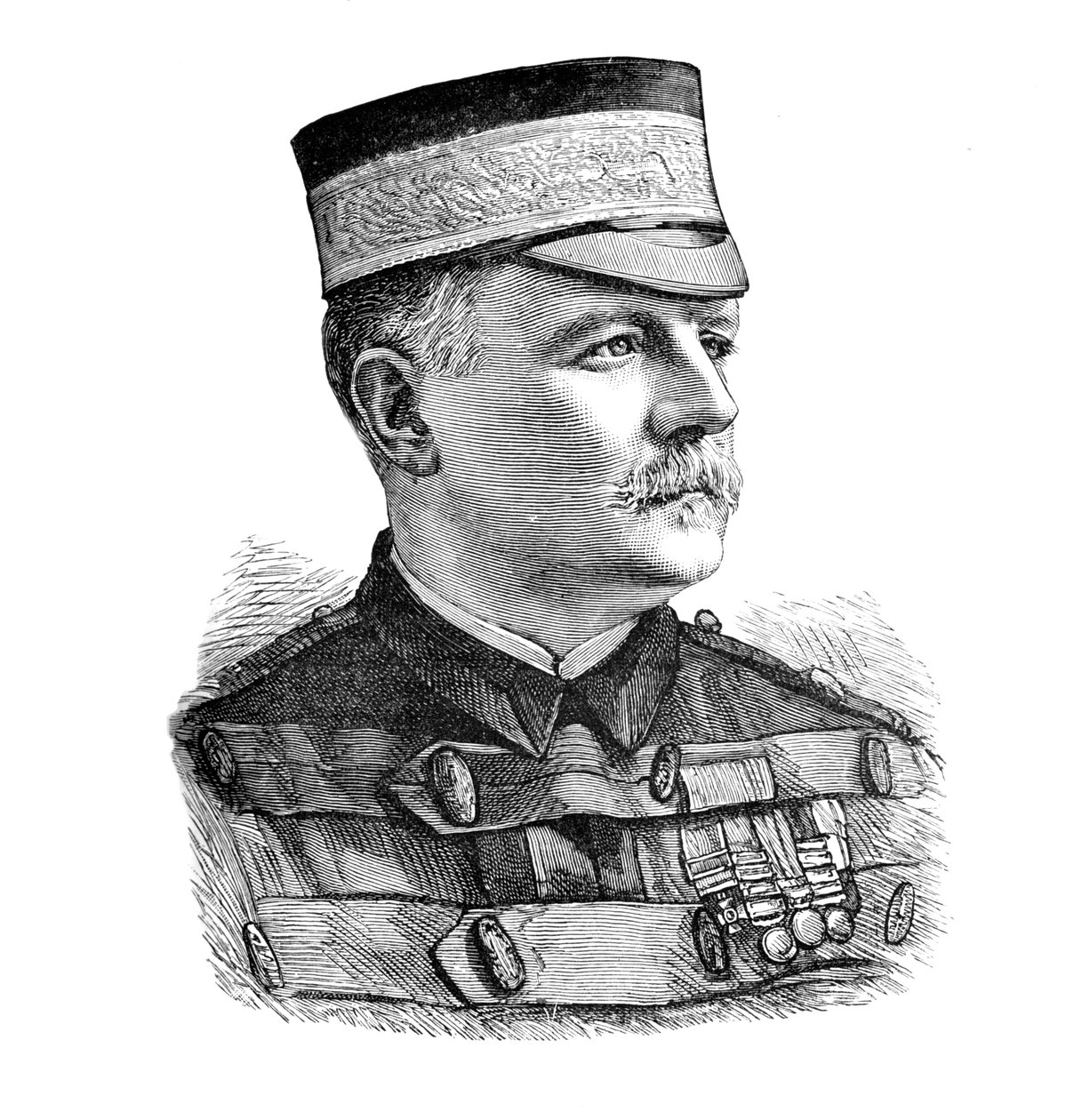 Kenraalimajuri Sir Herbert Macpherson, Intian kontingentin komentaja, 1882. tekijältä Unbekannt