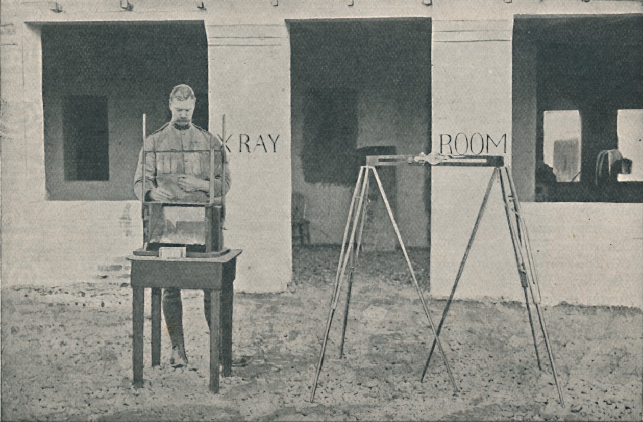 Major Battersby käyttämällä paikannuslaitetta, c1890, 1910 tekijältä Unbekannt