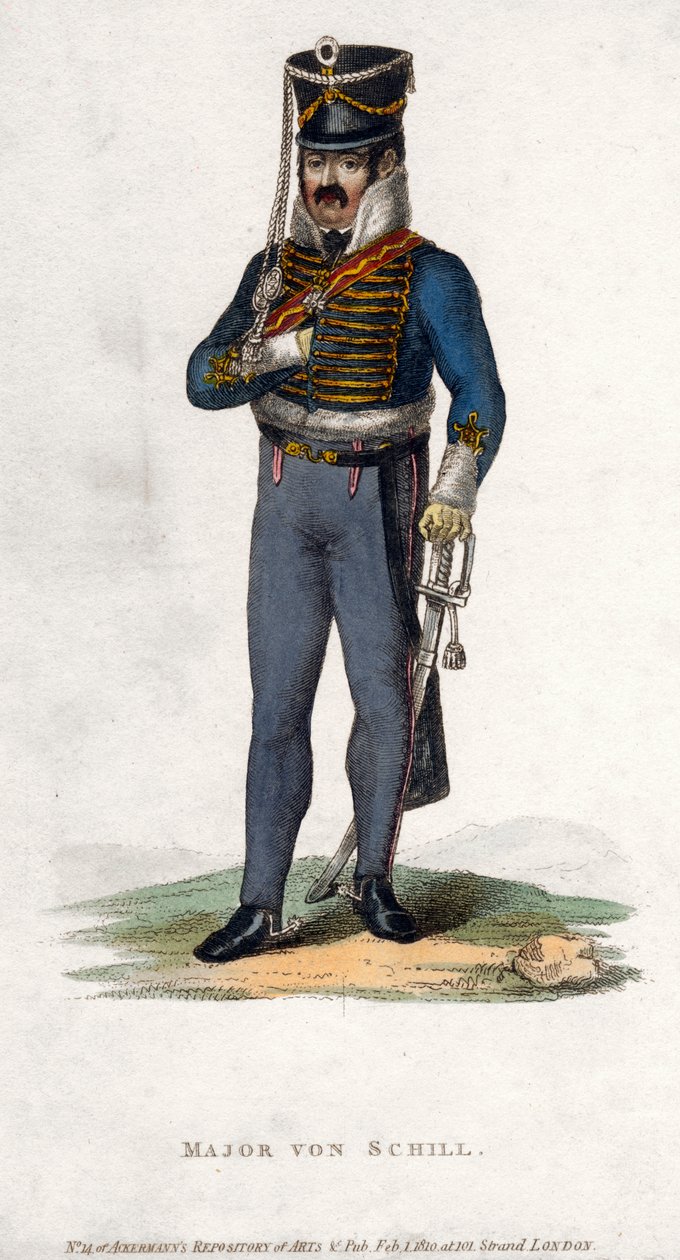 Majuri von Schill, 1810 tekijältä Unbekannt