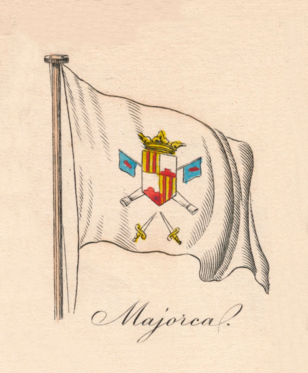 Mallorca, 1838 tekijältä Unbekannt