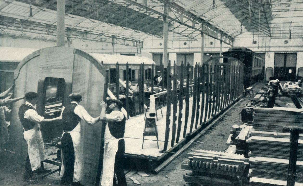 Rautatievaunun teko, 1922. tekijältä Unbekannt