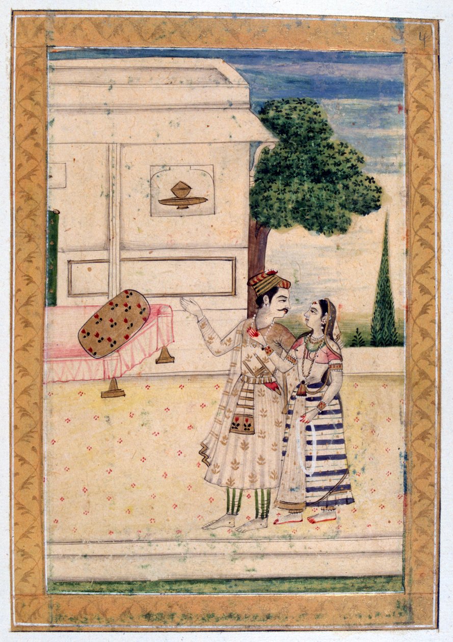 Malavi Ragini, Ragamala-albumi, Rajasthanin koulu, 1800-luku tekijältä Unbekannt