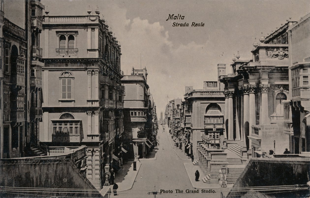 Malta – Royal Route, c1900 tekijältä Unbekannt