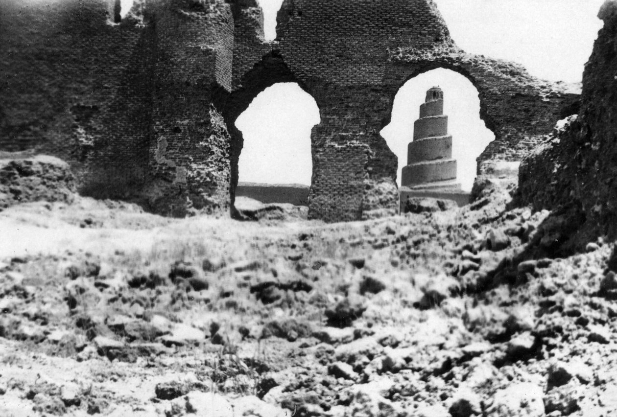 Malwiyan torni, Mesopotamia, 1918 tekijältä Unbekannt