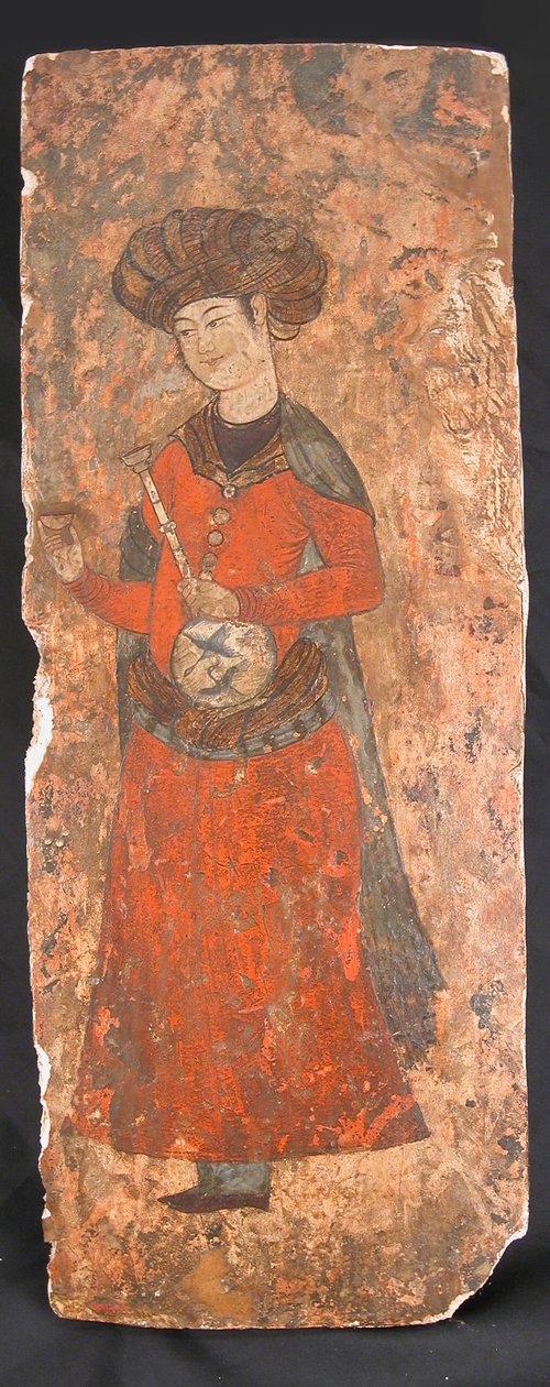 Mies pitelee pulloa ja kuppia, 1500-1600-luku. tekijältä Unbekannt