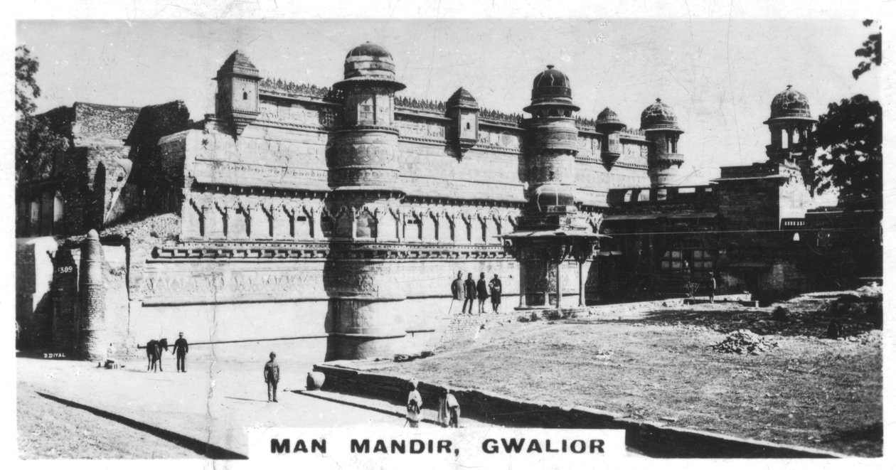 Man Mandir, Gwalior, Madhya Pradesh, Intia, 1925 tekijältä Unbekannt
