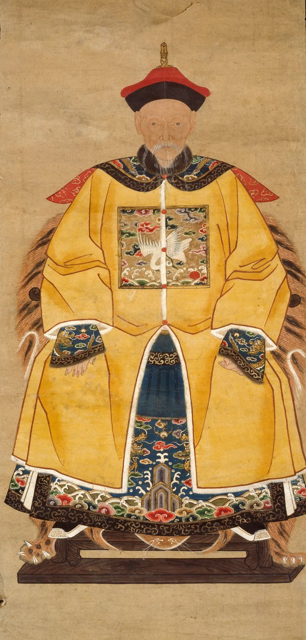 Mies kuudennen tason virkamiehen puvussa, 1800-luku tekijältä Unbekannt