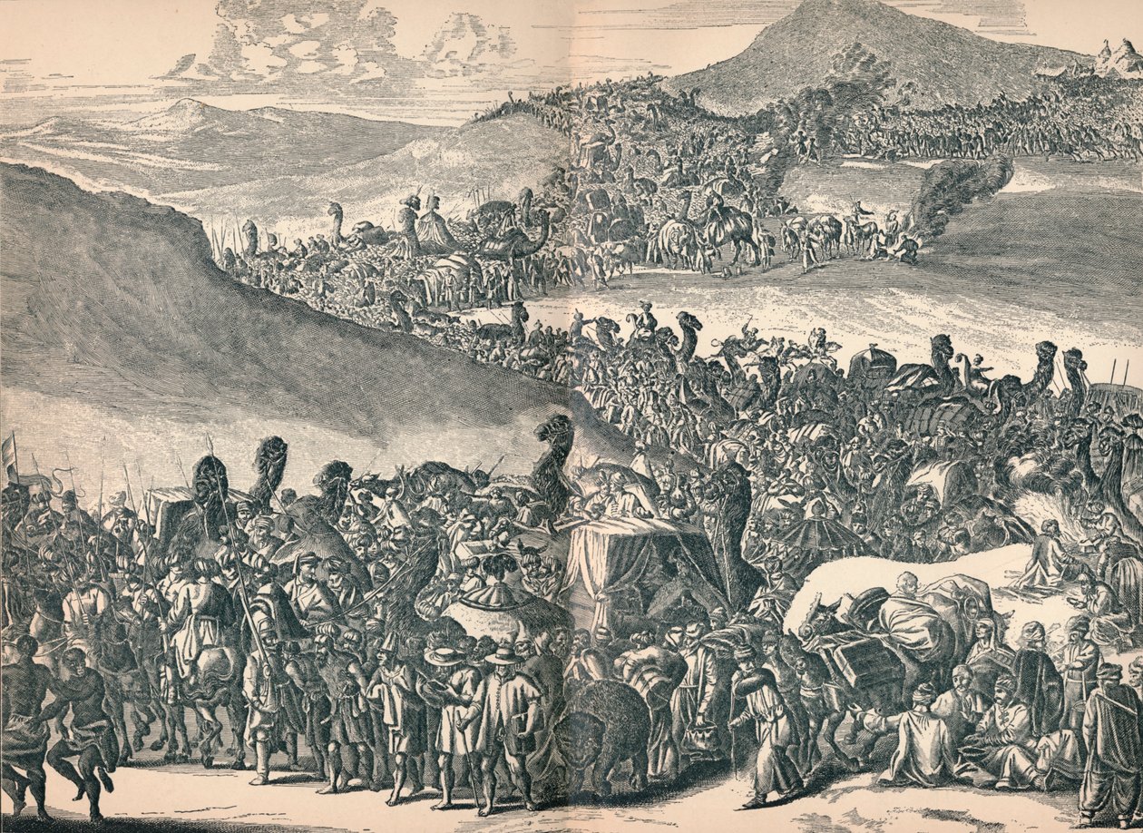 Mansa Musa matkalla Mekkaan, c1670, 1903 tekijältä Unbekannt