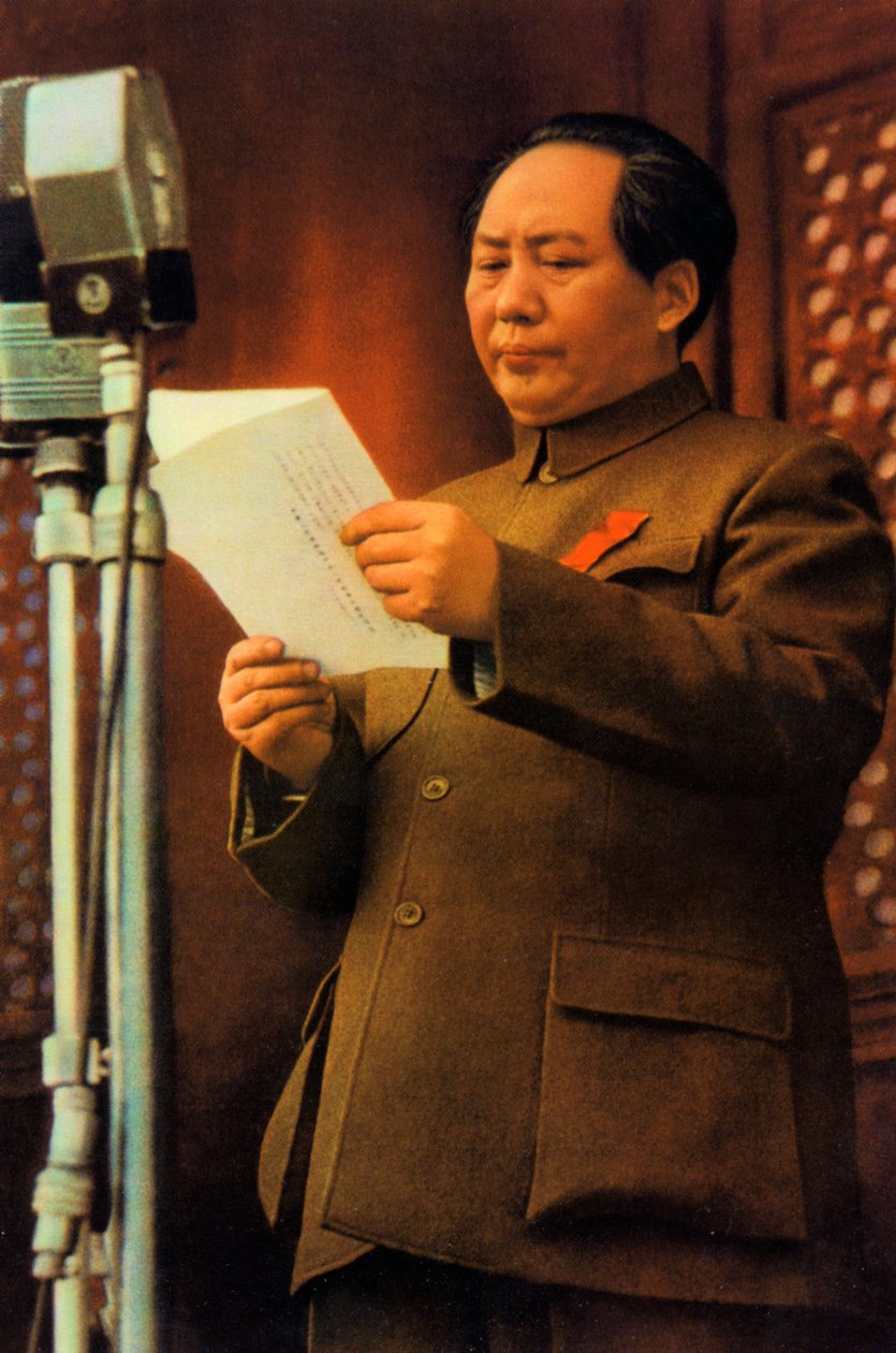 Mao Zedong, Kiinan kommunistinen vallankumouksellinen ja johtaja, 1950-c1960 tekijältä Unbekannt