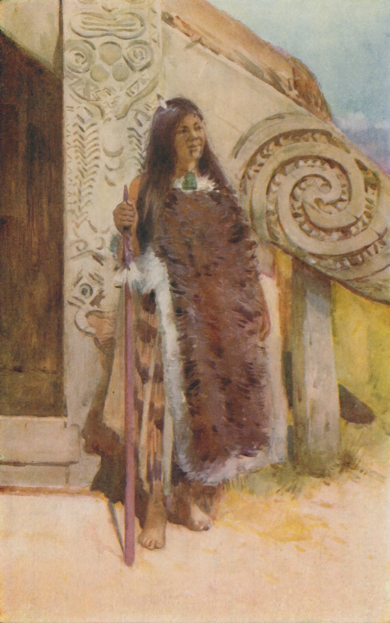 Maori alkuperäisasuissa, 1924 tekijältä Unbekannt