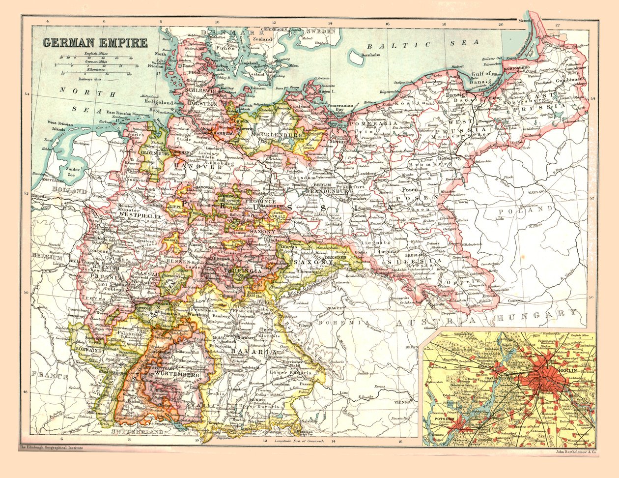 Saksan valtakunnan kartta, 1902. tekijältä Unbekannt