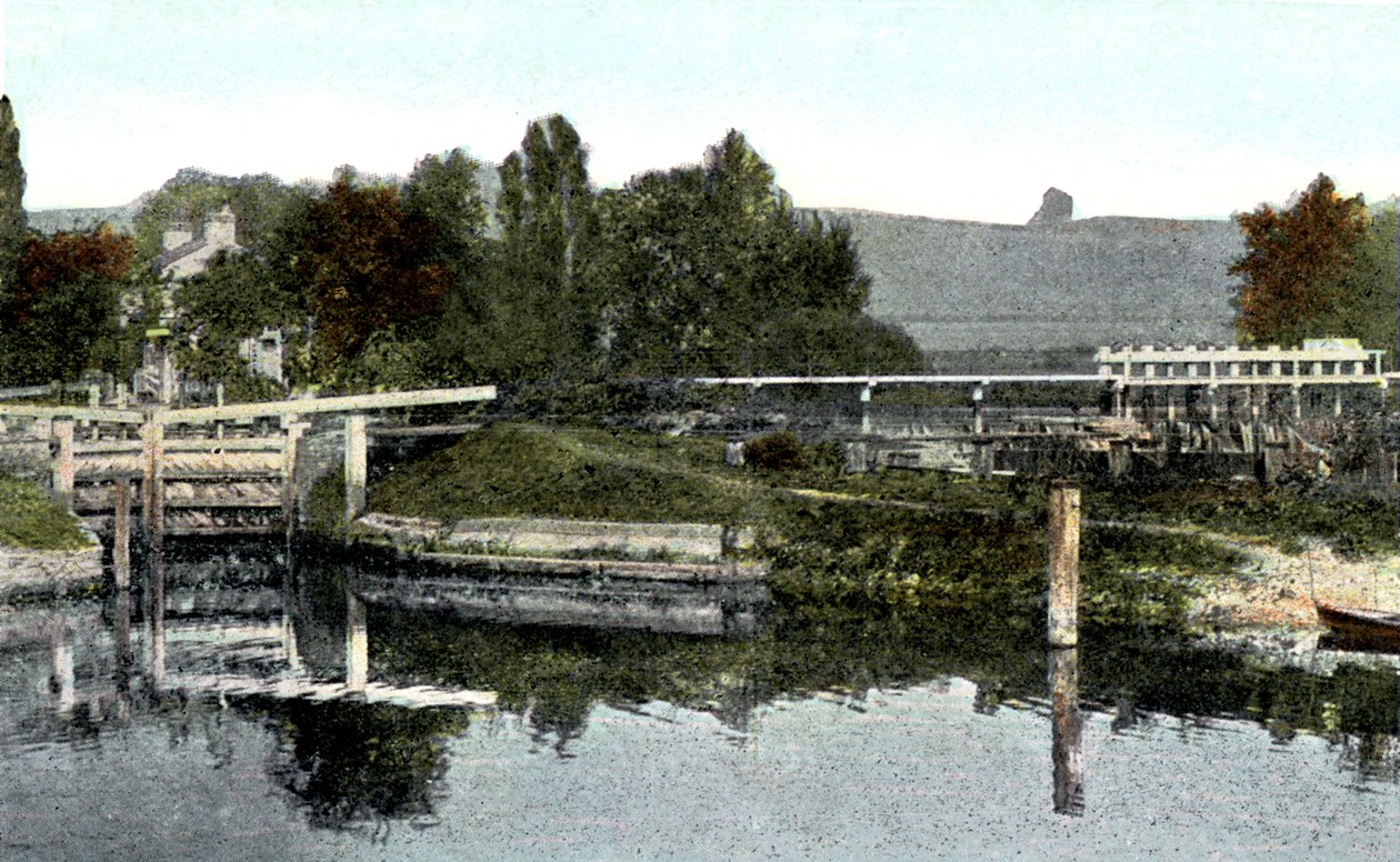 Mapledurham Lock, Oxfordshire, 1900-luku tekijältä Unbekannt
