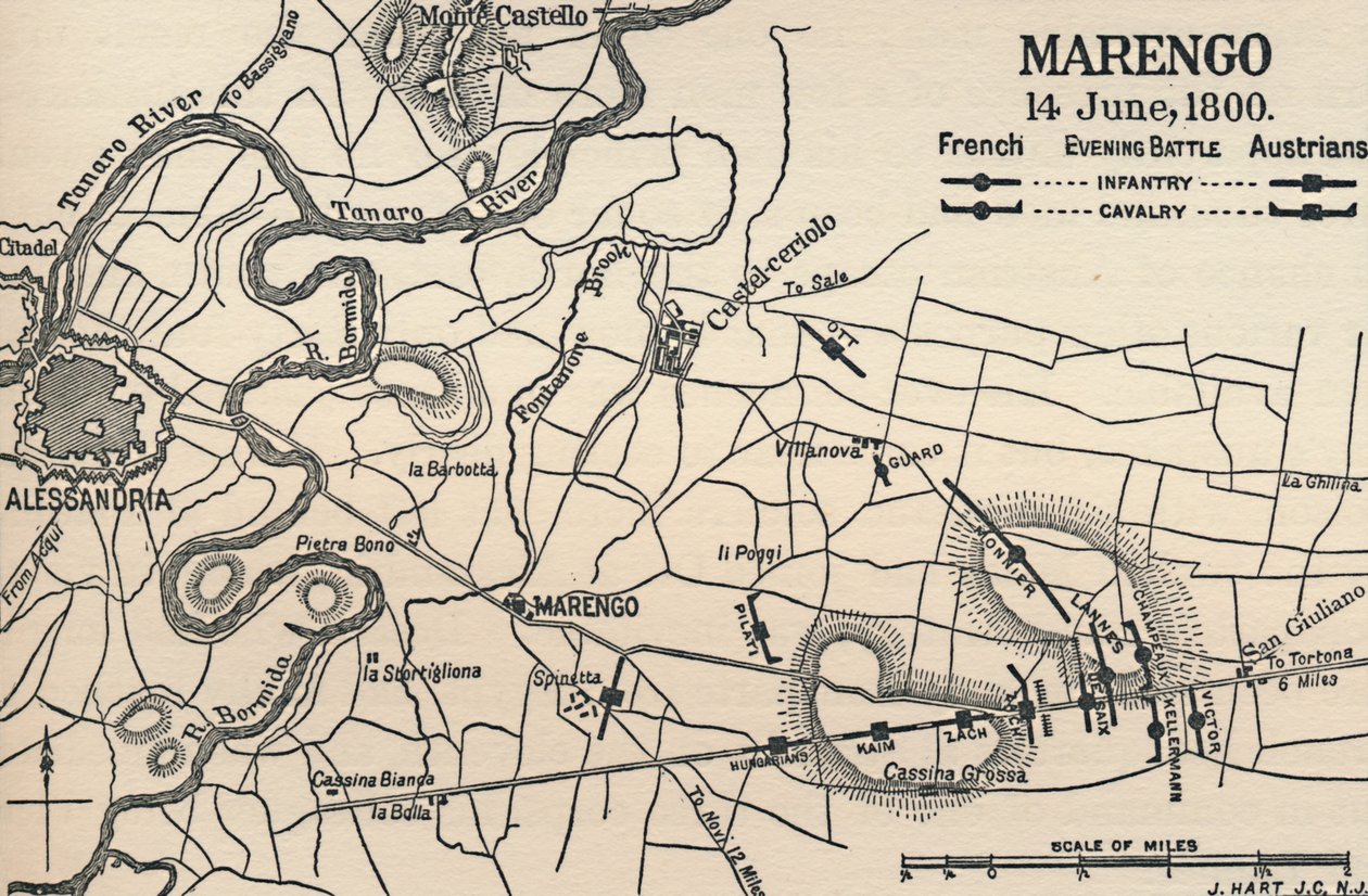 Marengo - 14. kesäkuuta 1800 Iltataistelu, 1896 tekijältä Unbekannt