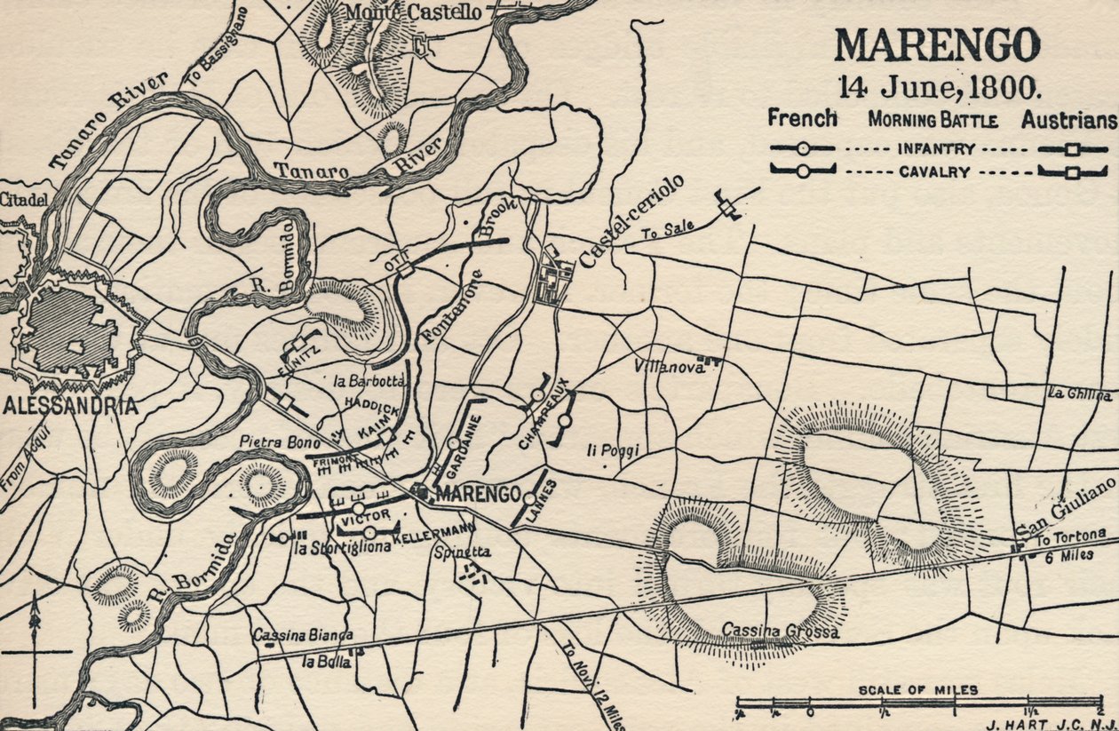 Marengo - 14. kesäkuuta 1800 aamutaistelu, 1896 tekijältä Unbekannt