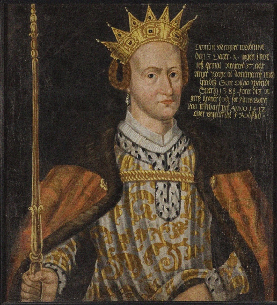 Margaret I Tanskalainen 1353-1412 tekijältä Unbekannt