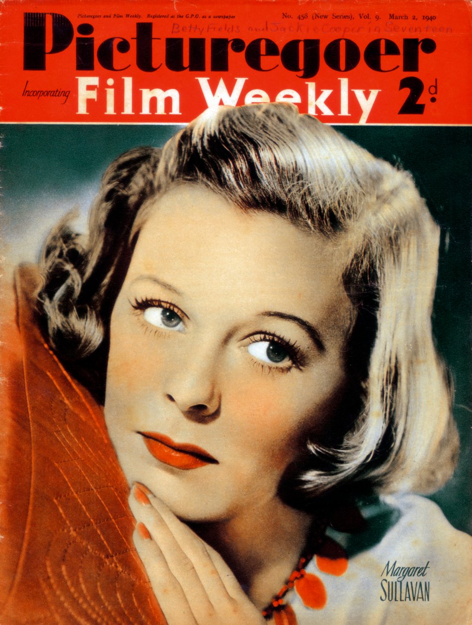 Margaret Sullavan 1909-1960, yhdysvaltalainen näyttelijä, 1940 tekijältä Unbekannt