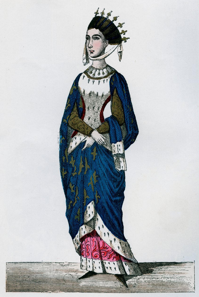 Margaret of Provence, Ranskan Louis IX:n kuningatar puoliso, 1200-luku 1882-1884 tekijältä Unbekannt