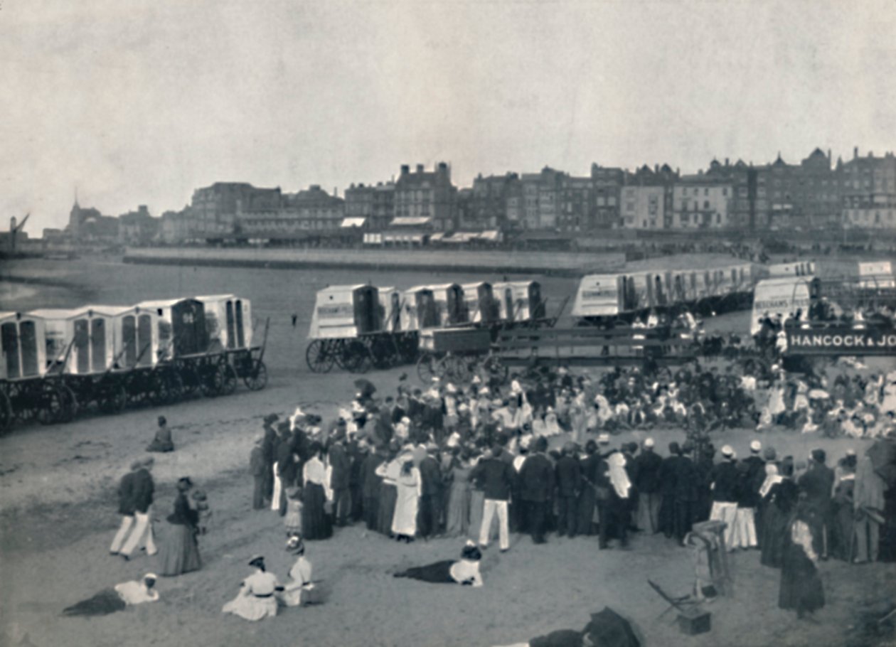 Margate - Hiekoilla, 1895 tekijältä Unbekannt