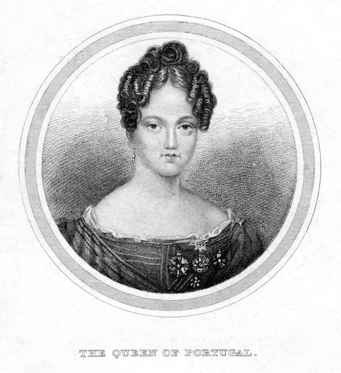 Maria II Portugalilainen, 1800-luku tekijältä Unbekannt