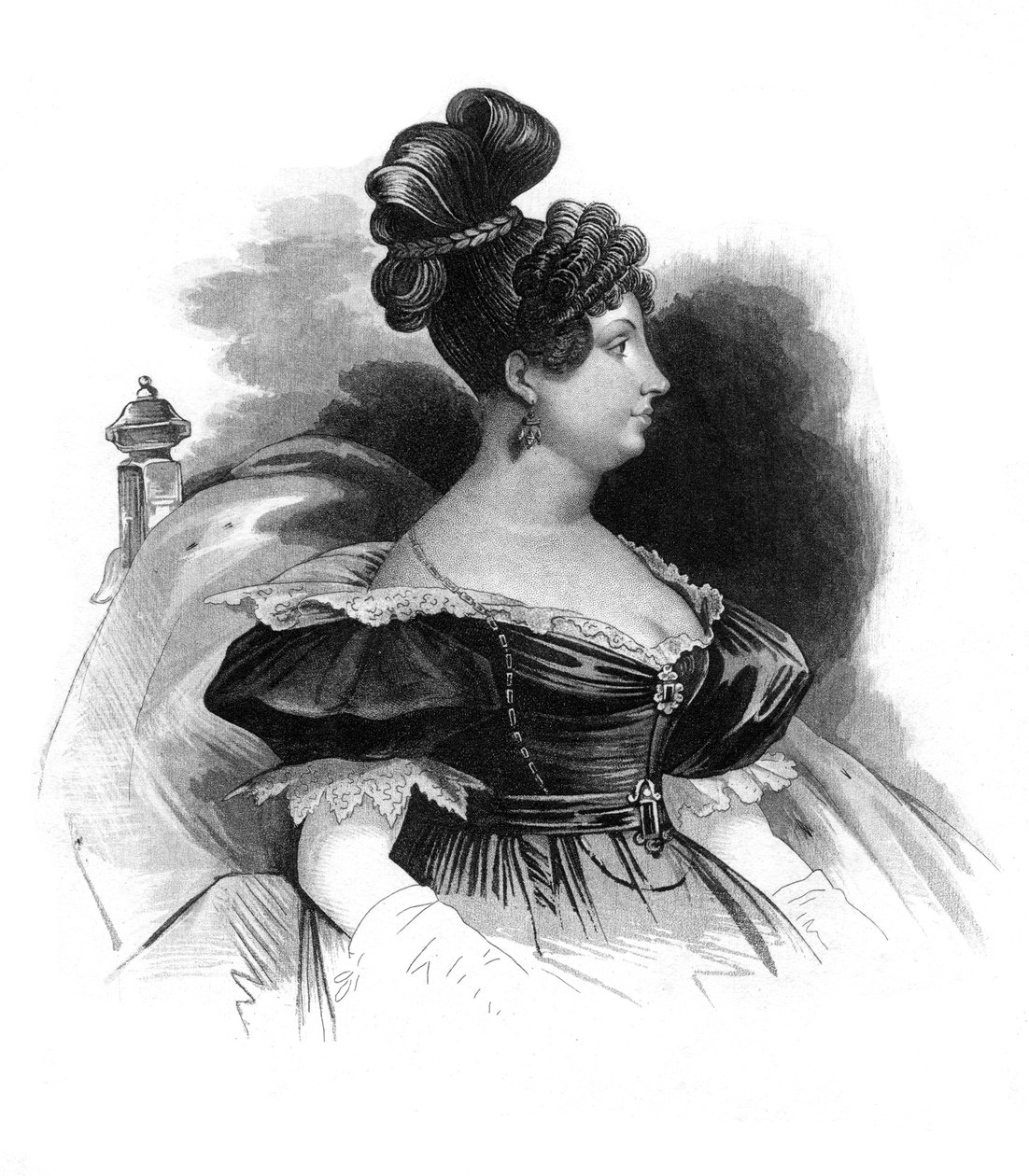 Maria Isabella, Espanjan Infanta, kahden Sisilian kuningatar tekijältä Unbekannt
