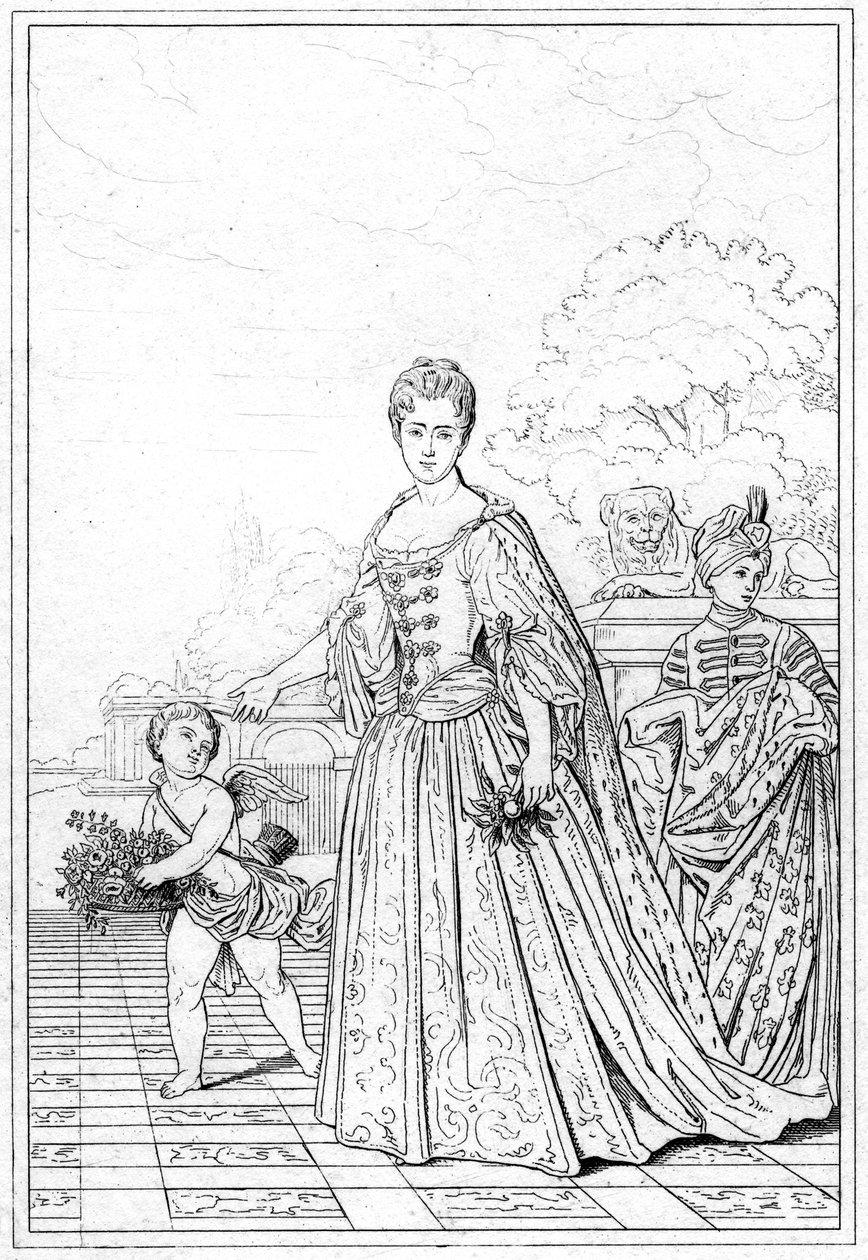 Marie Adelaide Savoysta, Bourgognen herttuatar, 1600-luku tekijältä Unbekannt