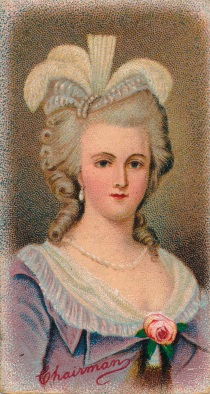 Marie Antoinette 1755-1793, Ranskan kuningatar, 1912 tekijältä Unbekannt