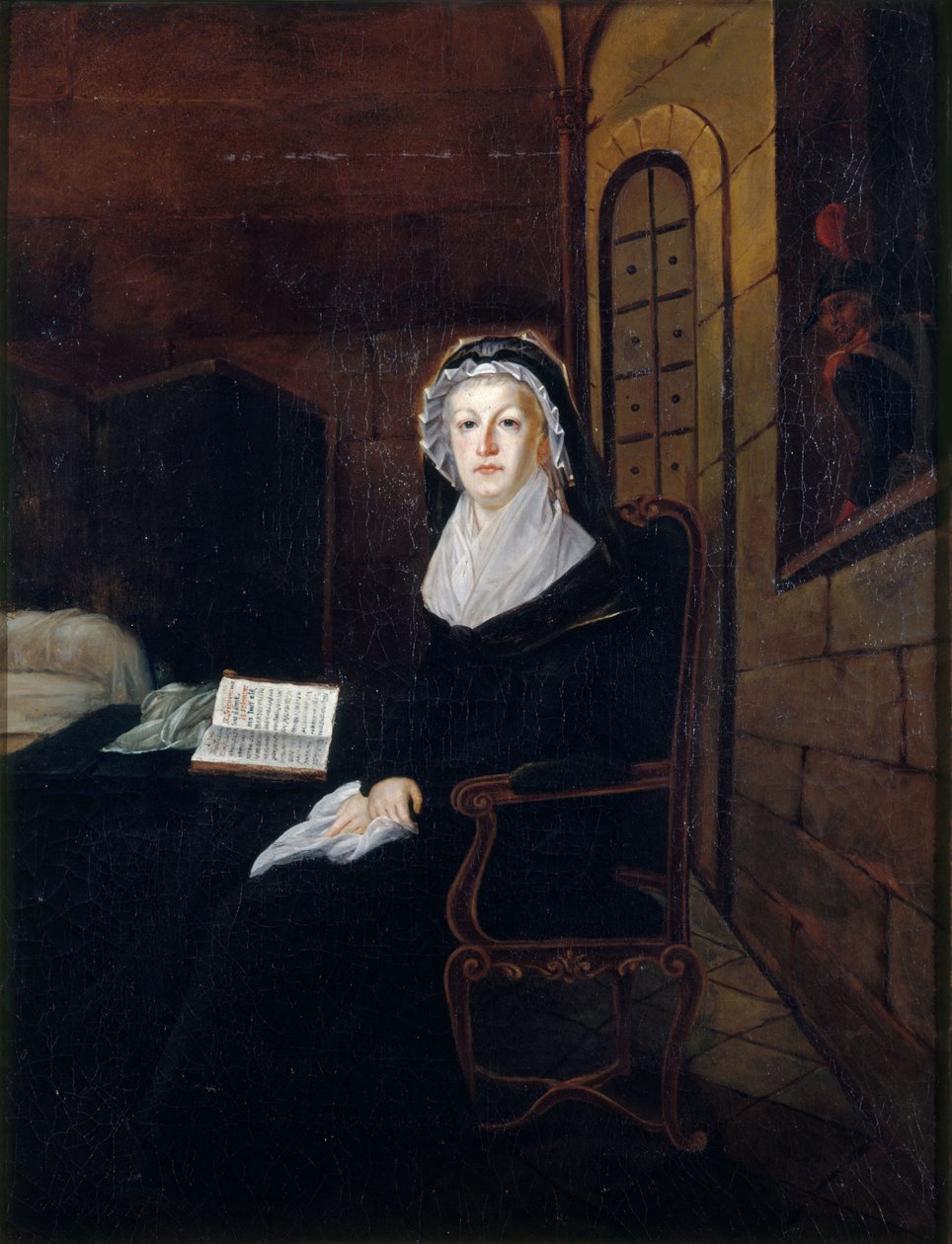 Marie Antoinette Conciergeriessa, n. 1815. tekijältä Unbekannt