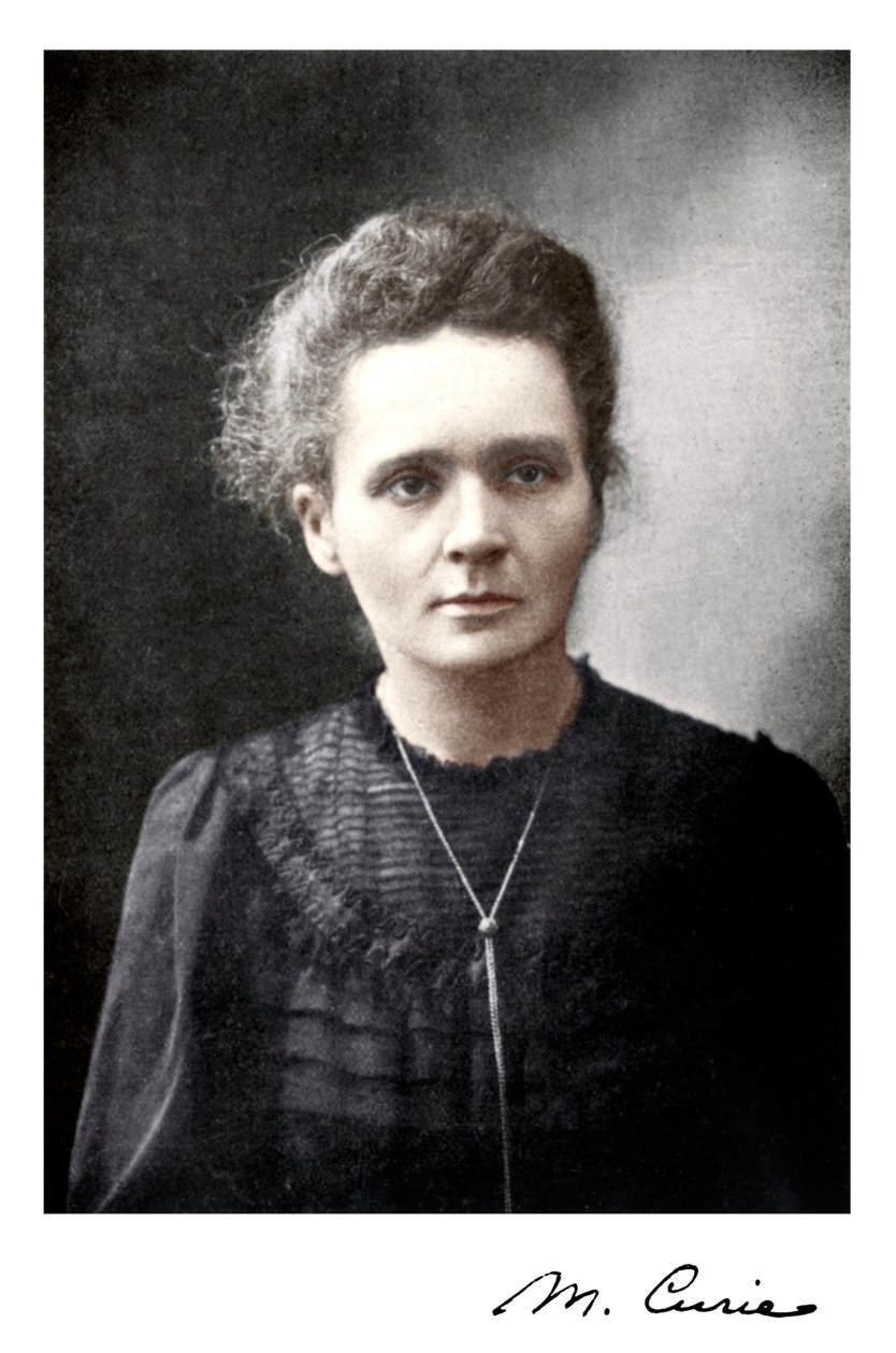 Marie Curie, puolalainen ranskalainen fyysikko, 1917 tekijältä Unbekannt