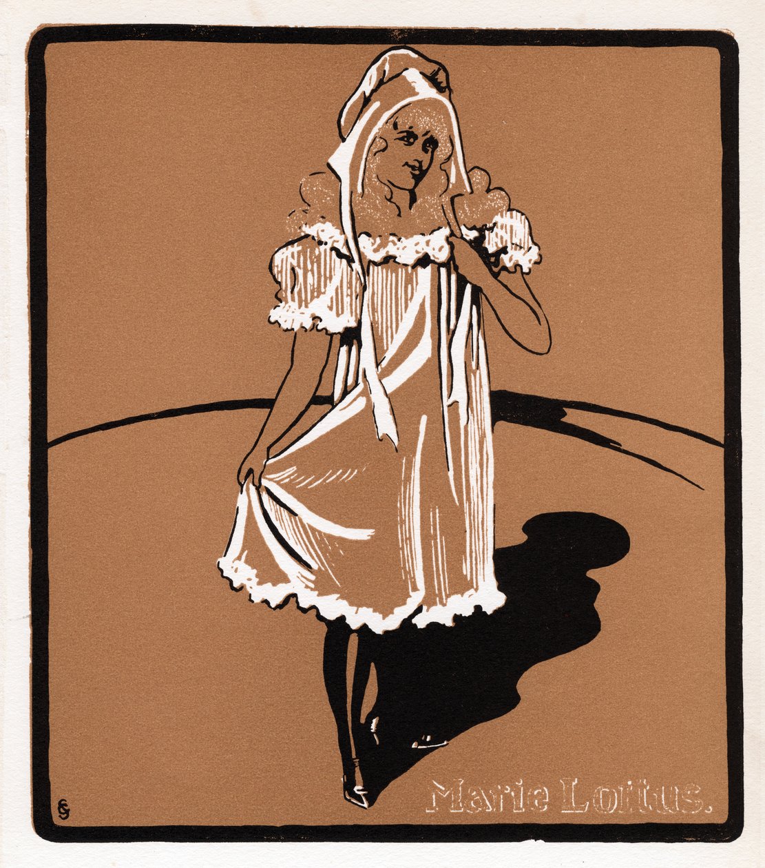 Marie Loftus 1857-1940, skotlantilainen musiikkihallitähti, 1800-luvun loppu tekijältä Unbekannt