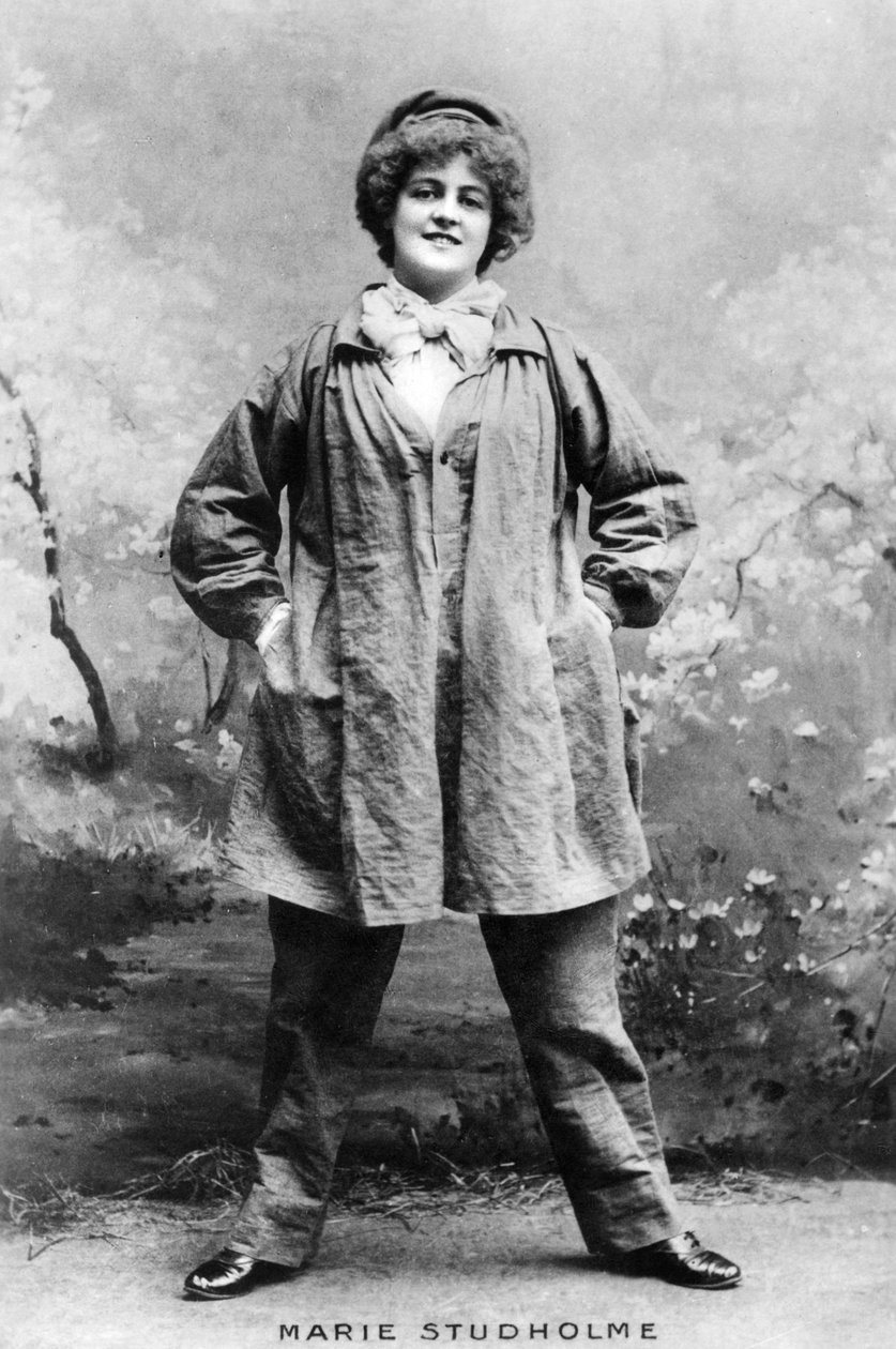 Marie Studholme 1875-1930, englantilainen näyttelijä, 1900-luku tekijältä Unbekannt