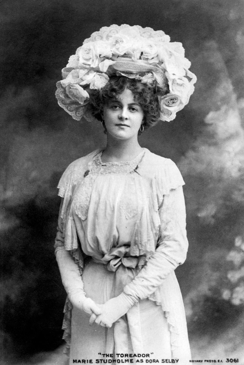 Marie Studholme 1875-1930, englantilainen näyttelijä, 1900-luku tekijältä Unbekannt