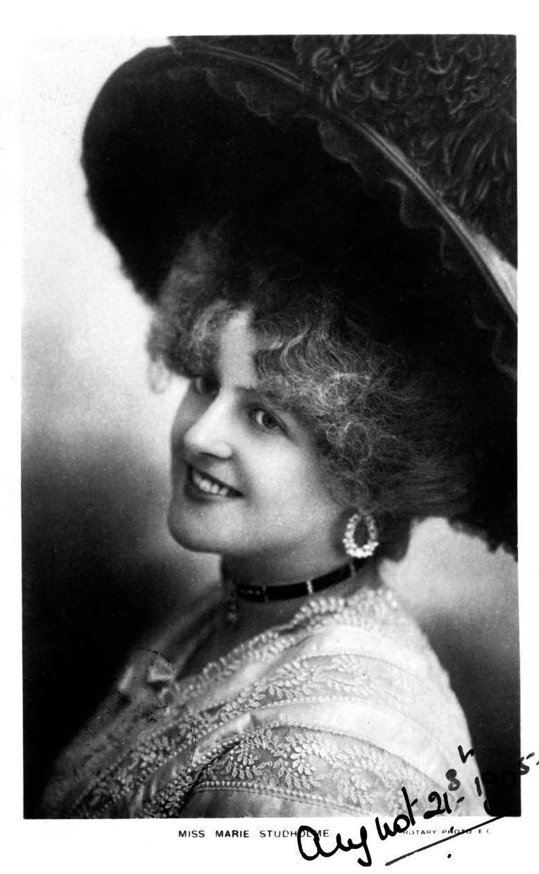Marie Studholme 1875-1930, englantilainen näyttelijä, 1905 tekijältä Unbekannt