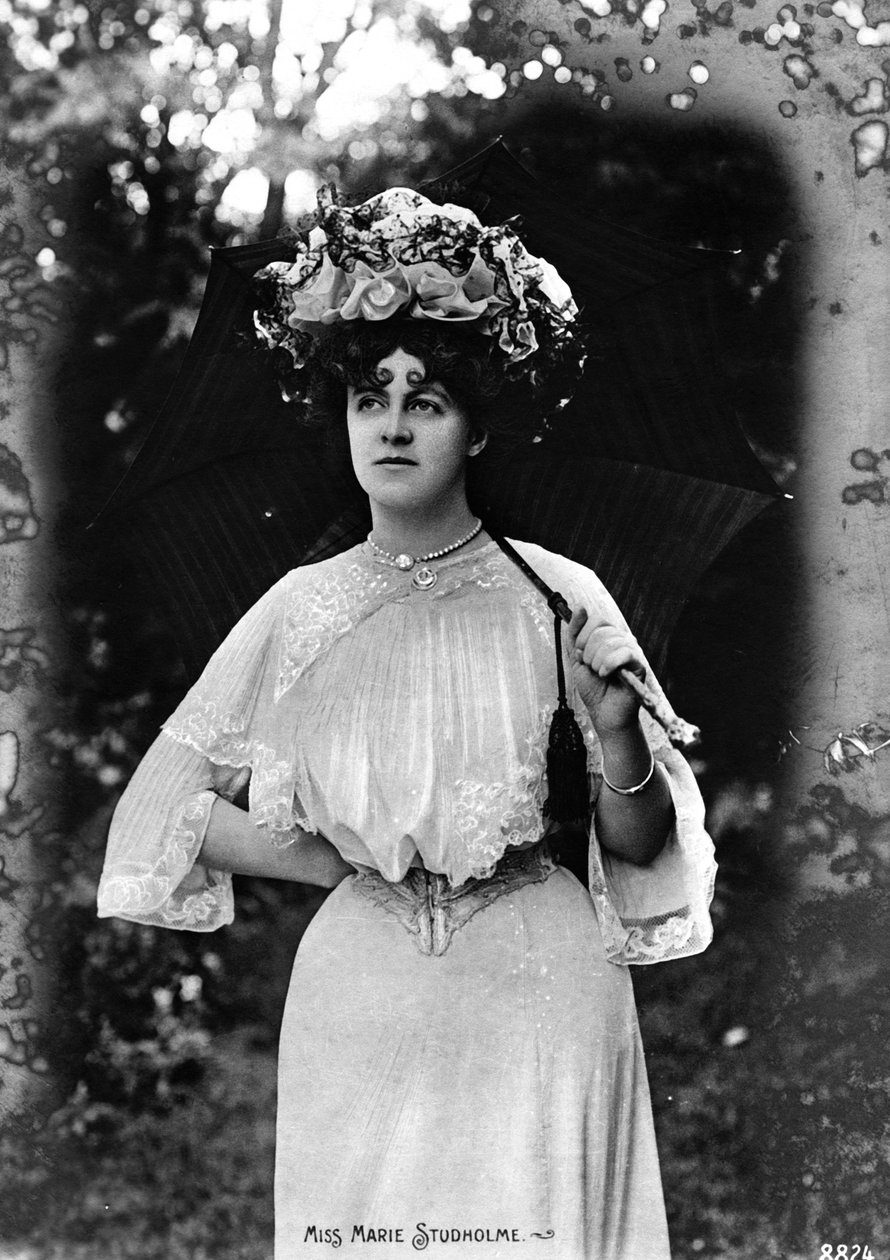 Marie Studholme 1875-1930, englantilainen näyttelijä, 1900-luvun alku tekijältä Unbekannt