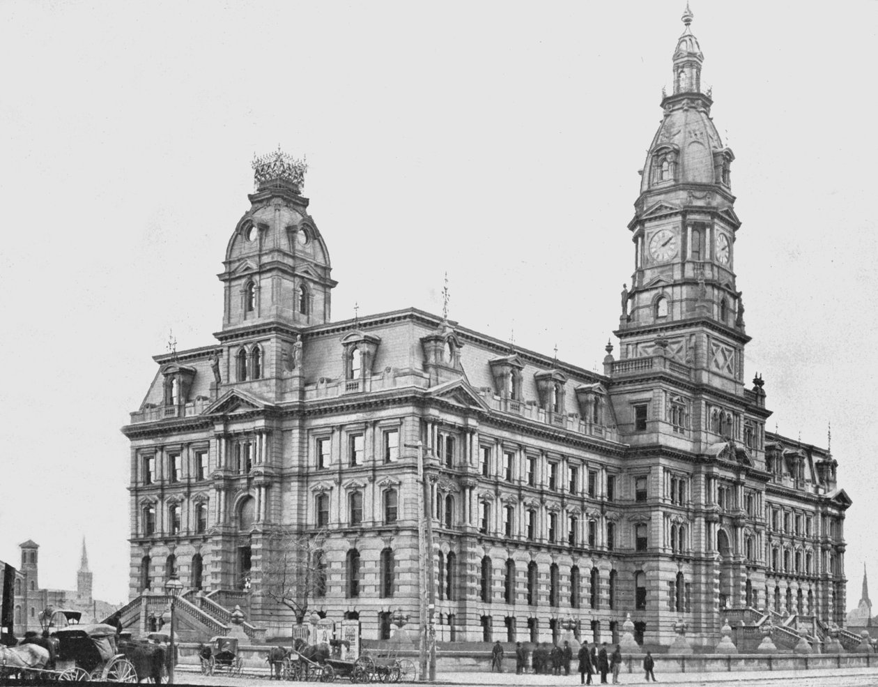 Marion Countyn oikeustalo, Indianapolis, Yhdysvallat, 1900. tekijältä Unbekannt
