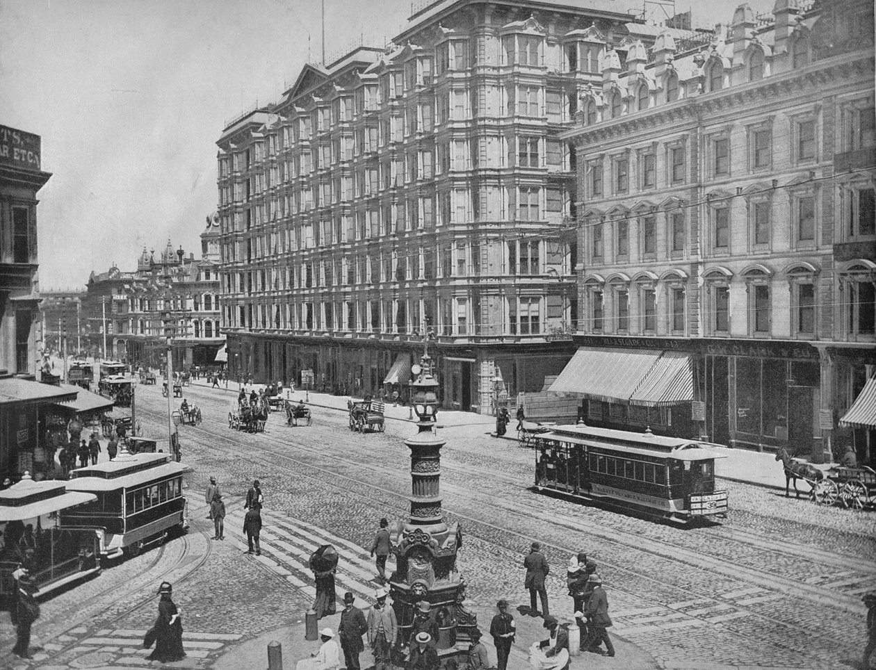 Market Street, San Francisco, Kalifornia, c1897. tekijältä Unbekannt