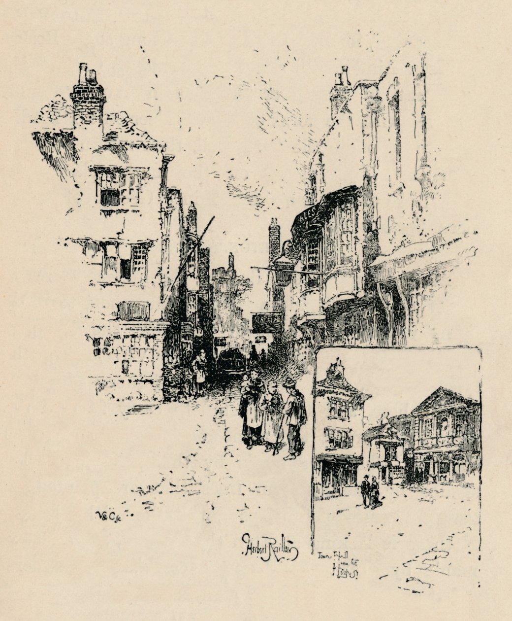 Market Street, Windsor, 1895 tekijältä Unbekannt